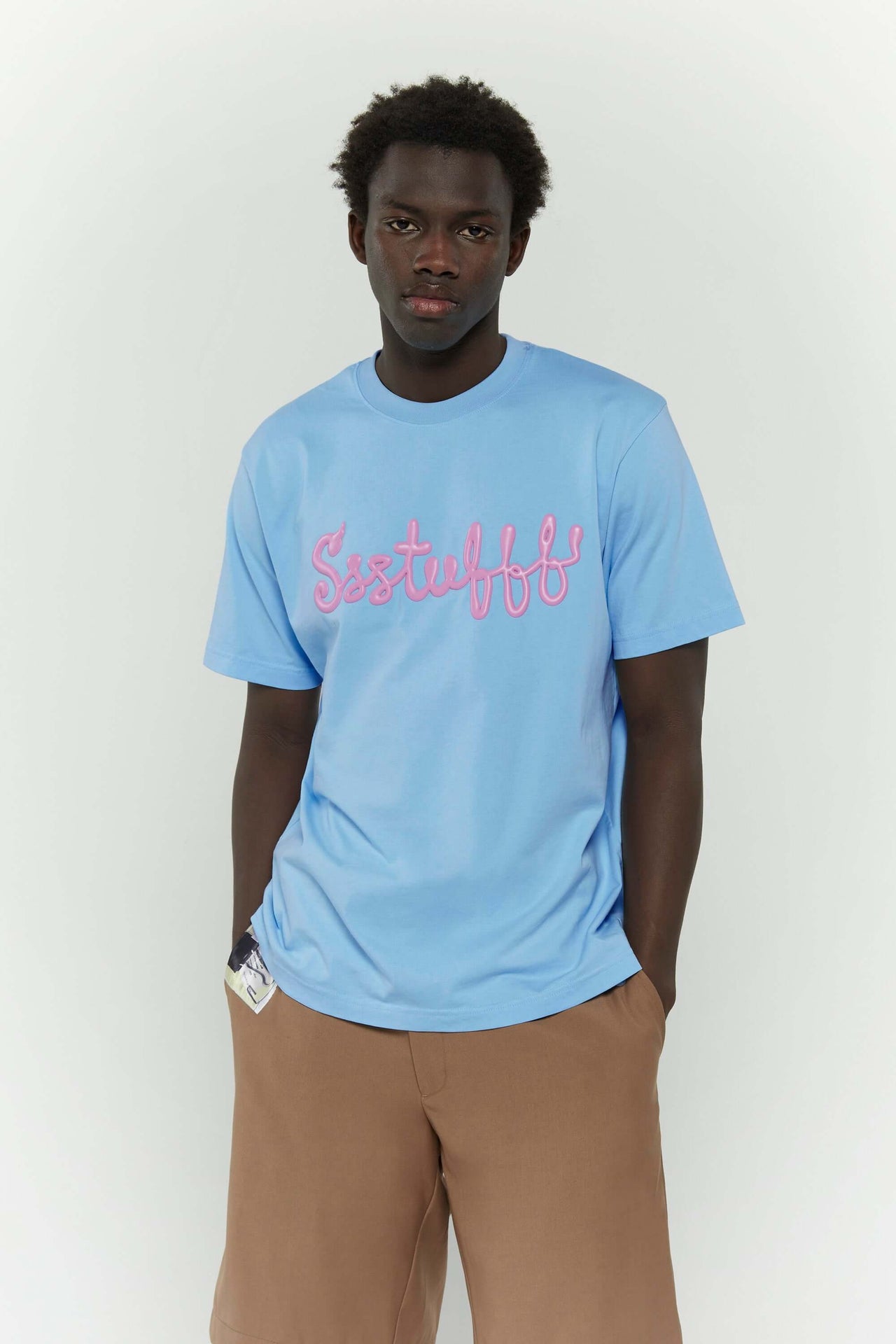 Cream Letters Logo Tee