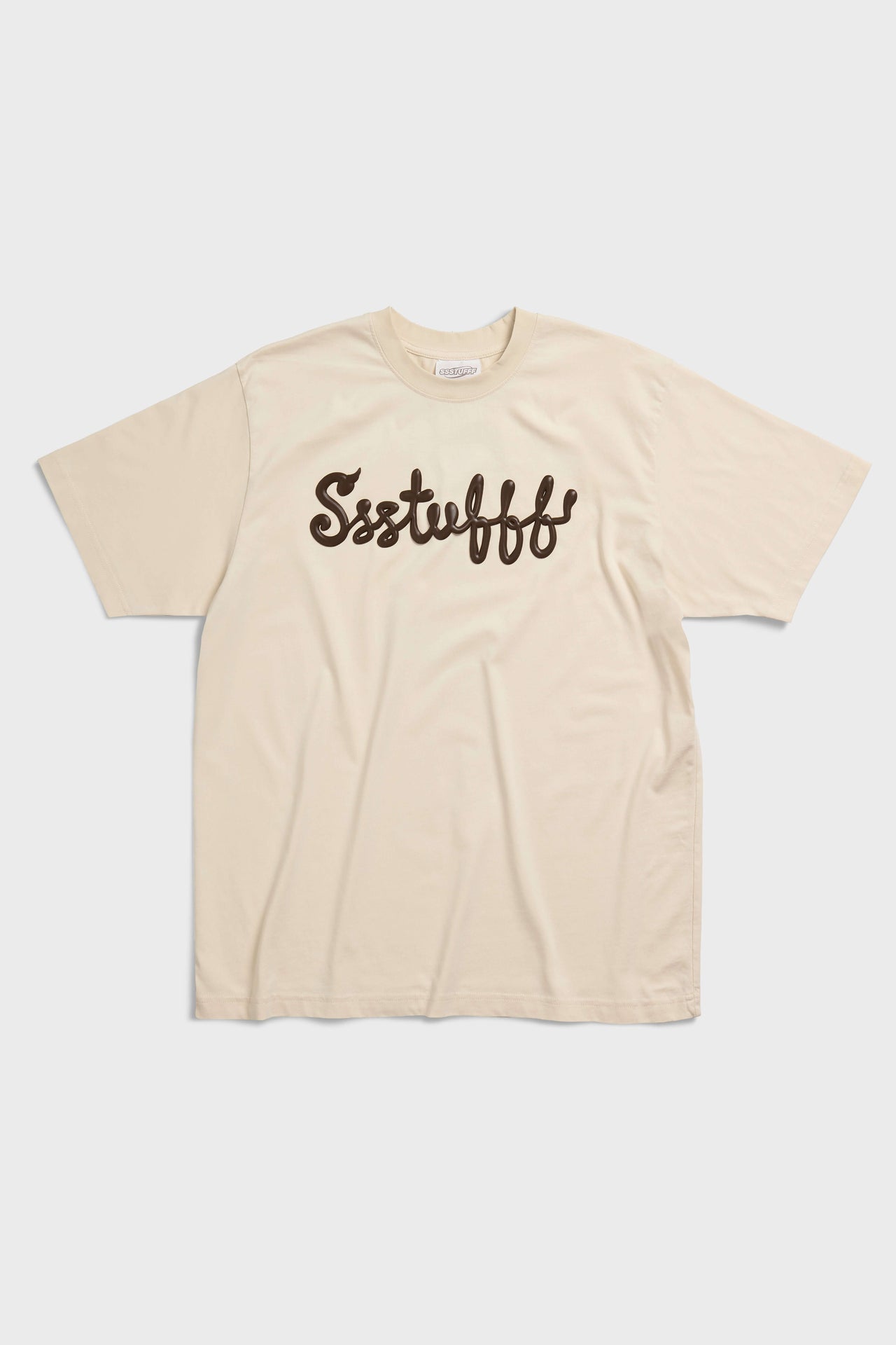Cream Letters Logo Tee