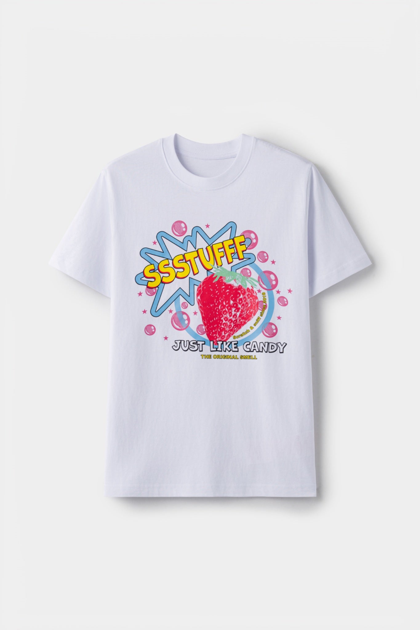 Strawberry Scented Tee | Scratch & Sniff T-Shirt | Designed in