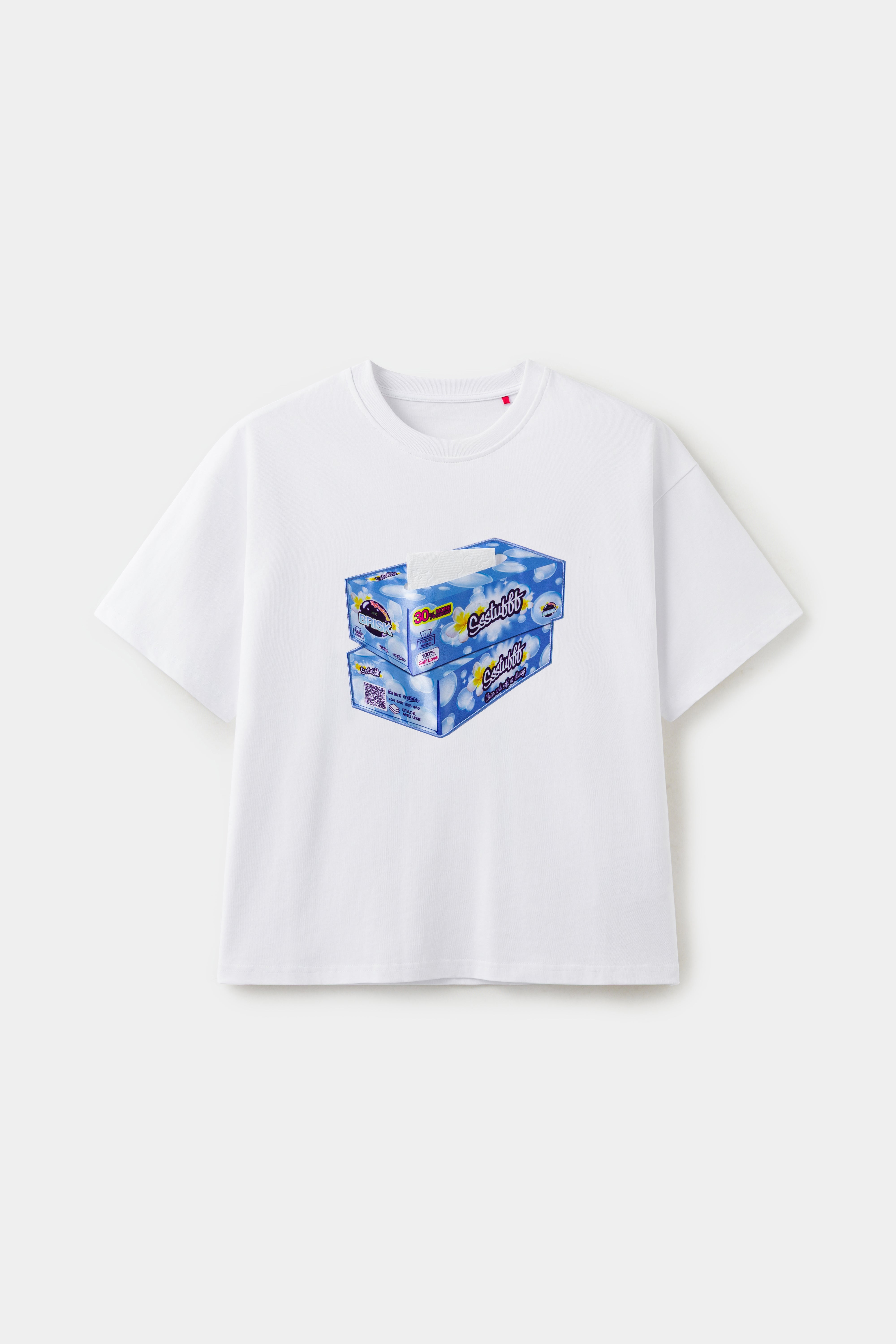 Tissue Paper Box Tee | Functional Tissue Box Pocket T-Shirt – SSSTUFFF