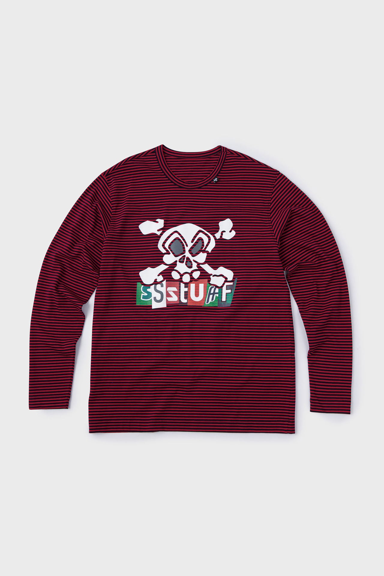 Skull Stripes Knit Shirt