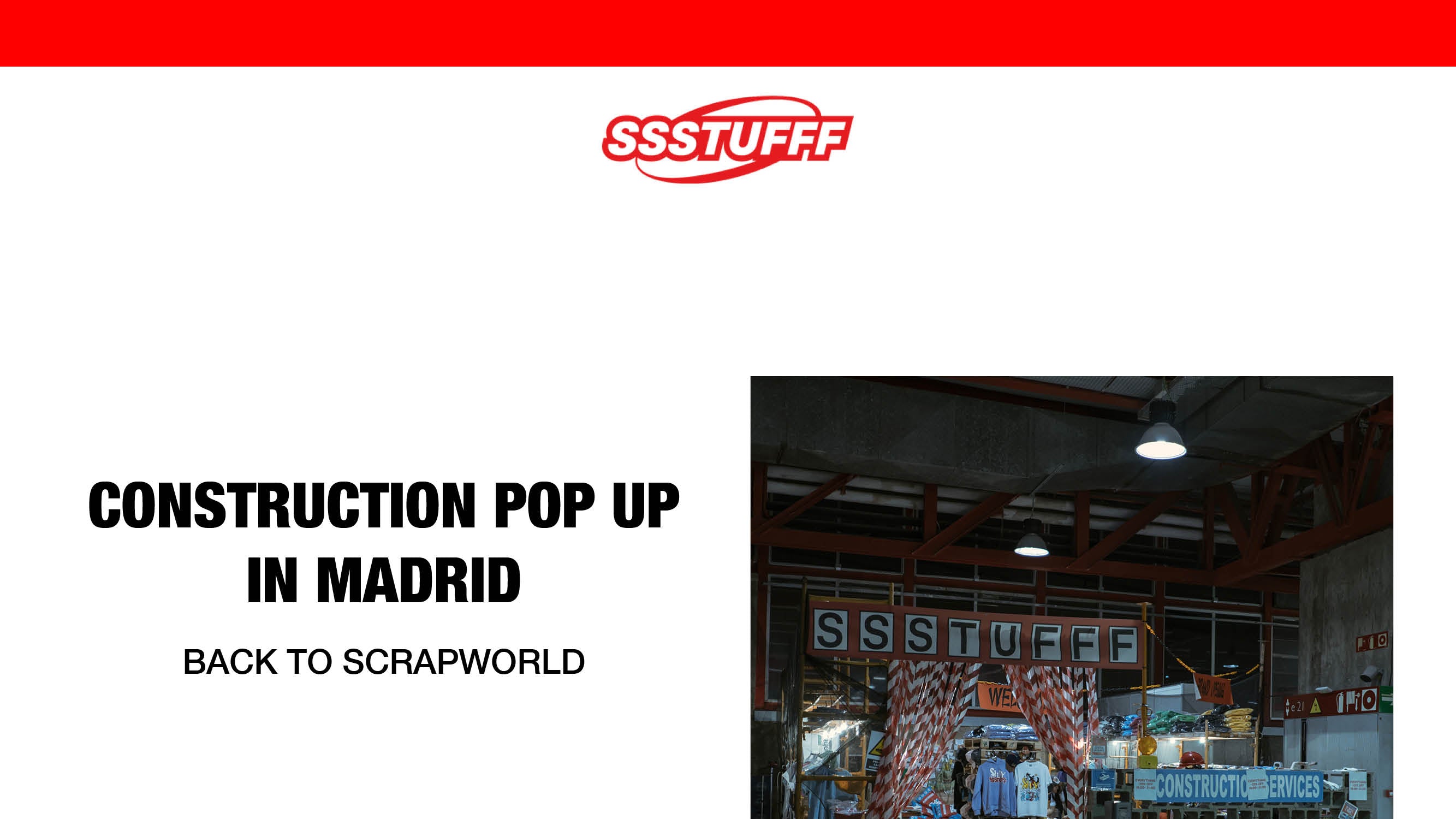 Construction Pop-up In Madrid