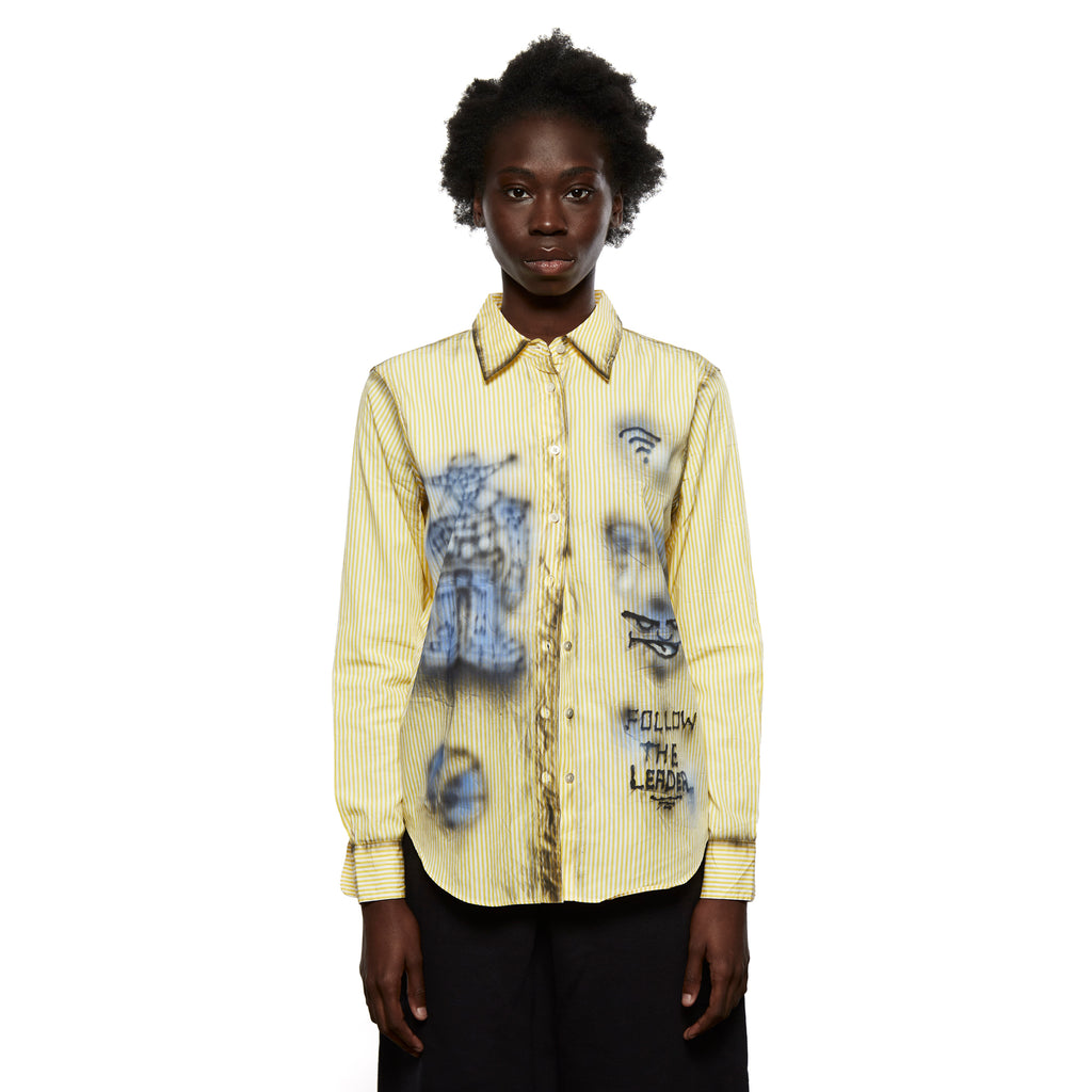 Airbrushed Shirt Yellow LSF01