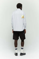 Detachable Sleeves Tie Shirt