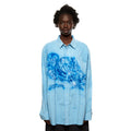 Airbrushed Shirt Blue LSF04