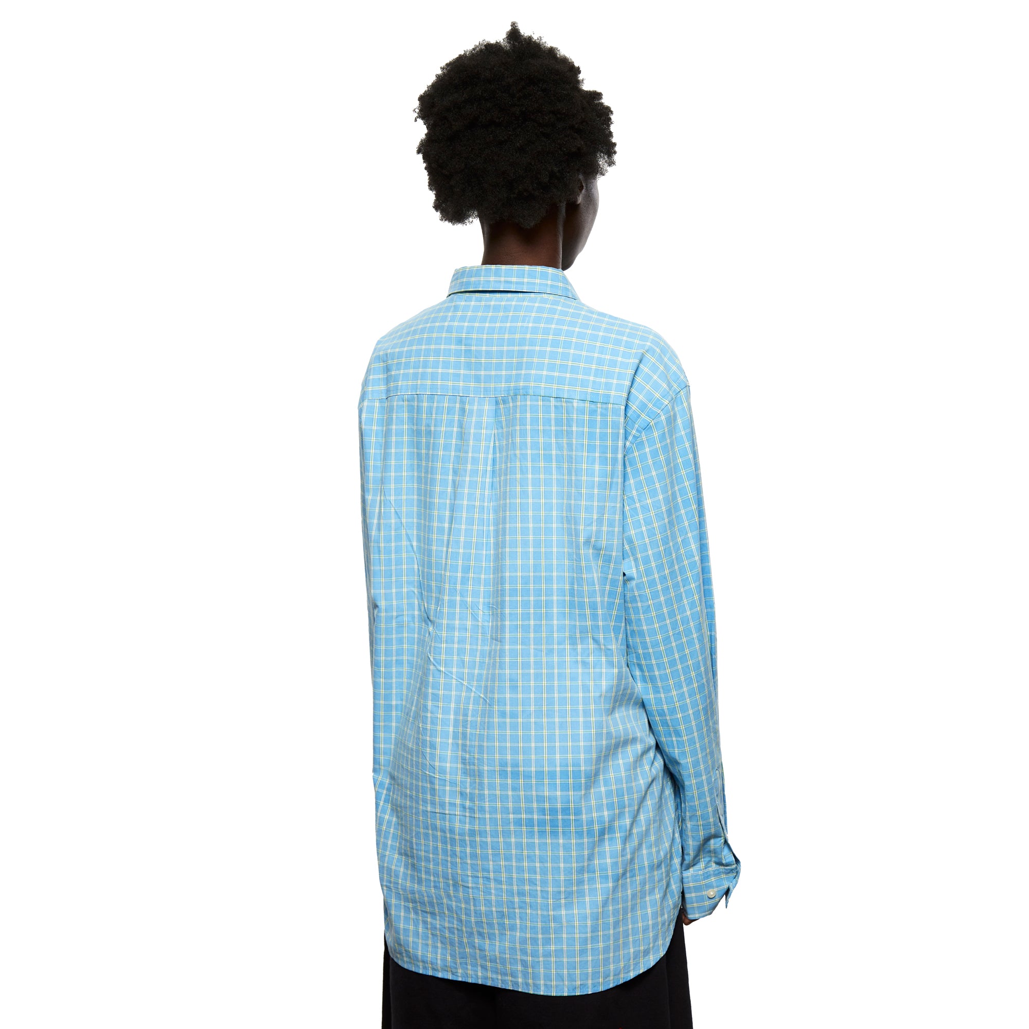 Airbrushed Shirt Blue LSF04