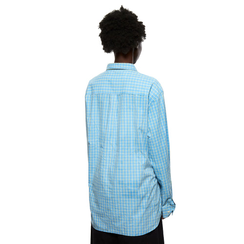 Airbrushed Shirt Blue LSF04