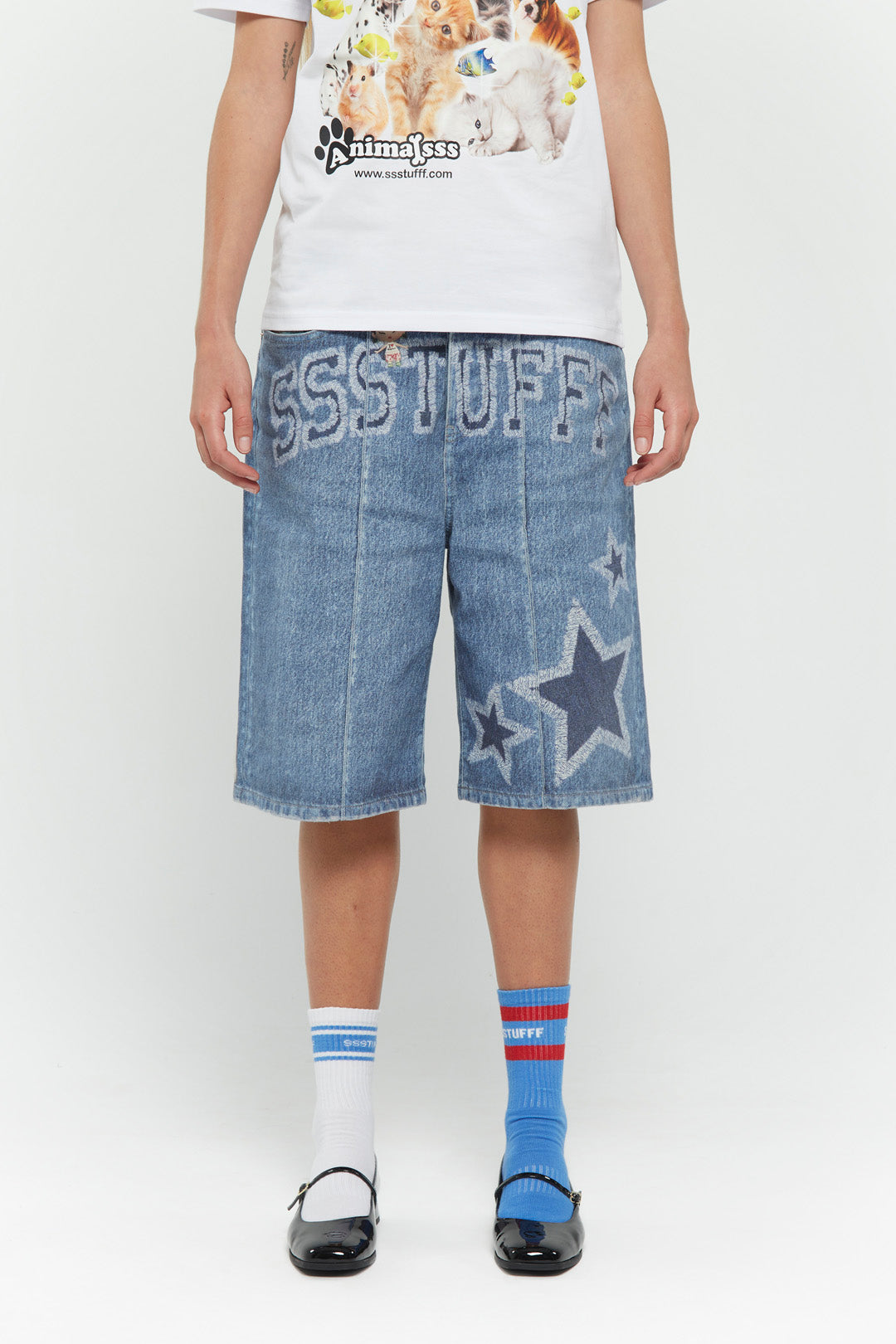 Many Elements Denim Shorts