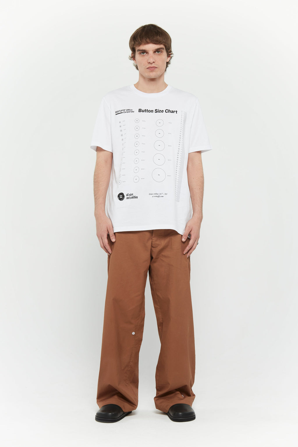 Button Size Chart Tee