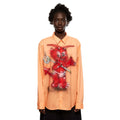 Airbrushed Shirt Orange LSF06