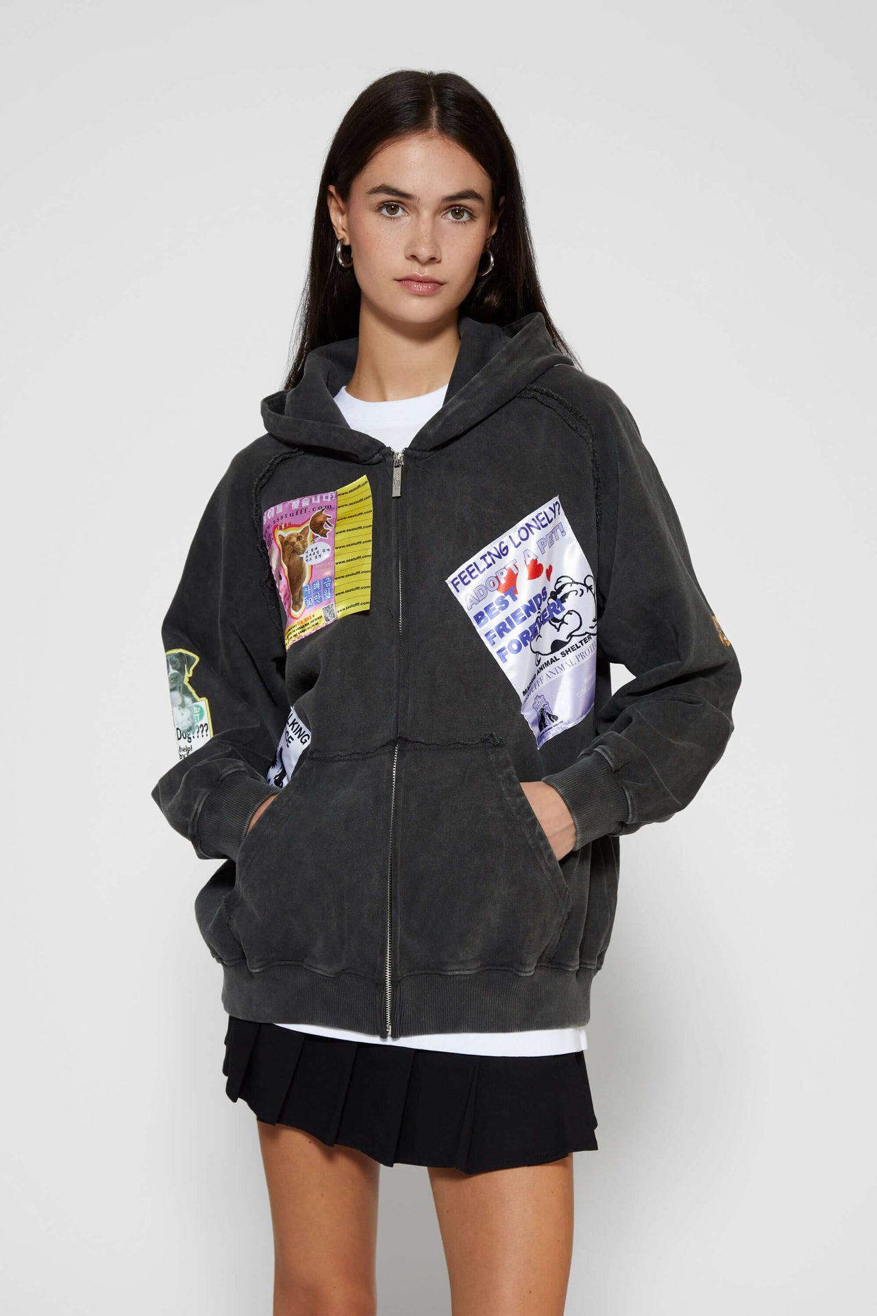 Raglan Ads Zip-Up