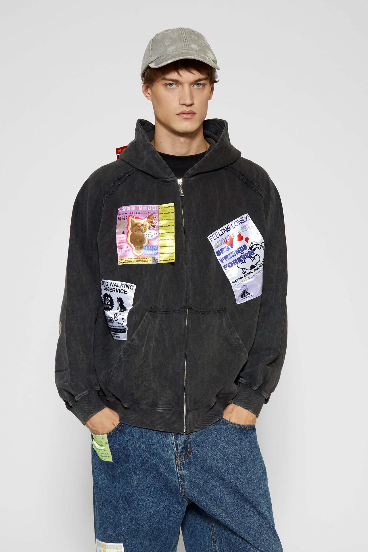 Raglan Ads Zip-Up