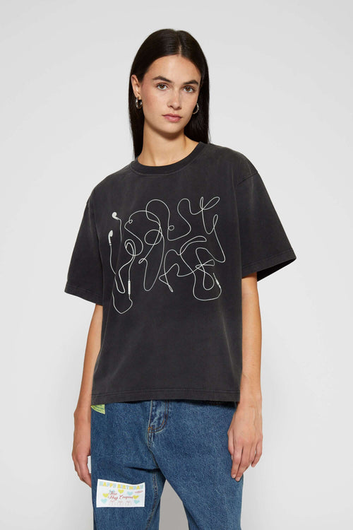 3D Cable Logo Tee