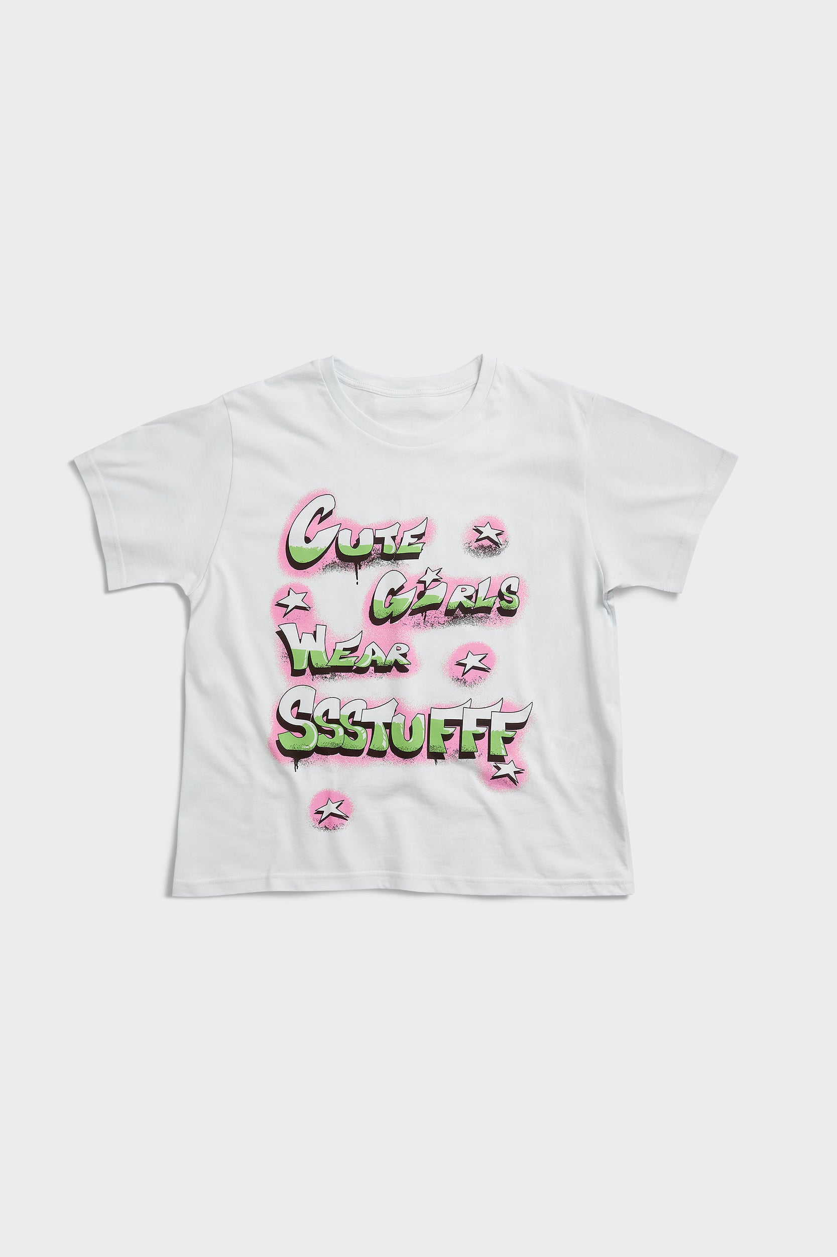 Cute Girls Cropped Tee