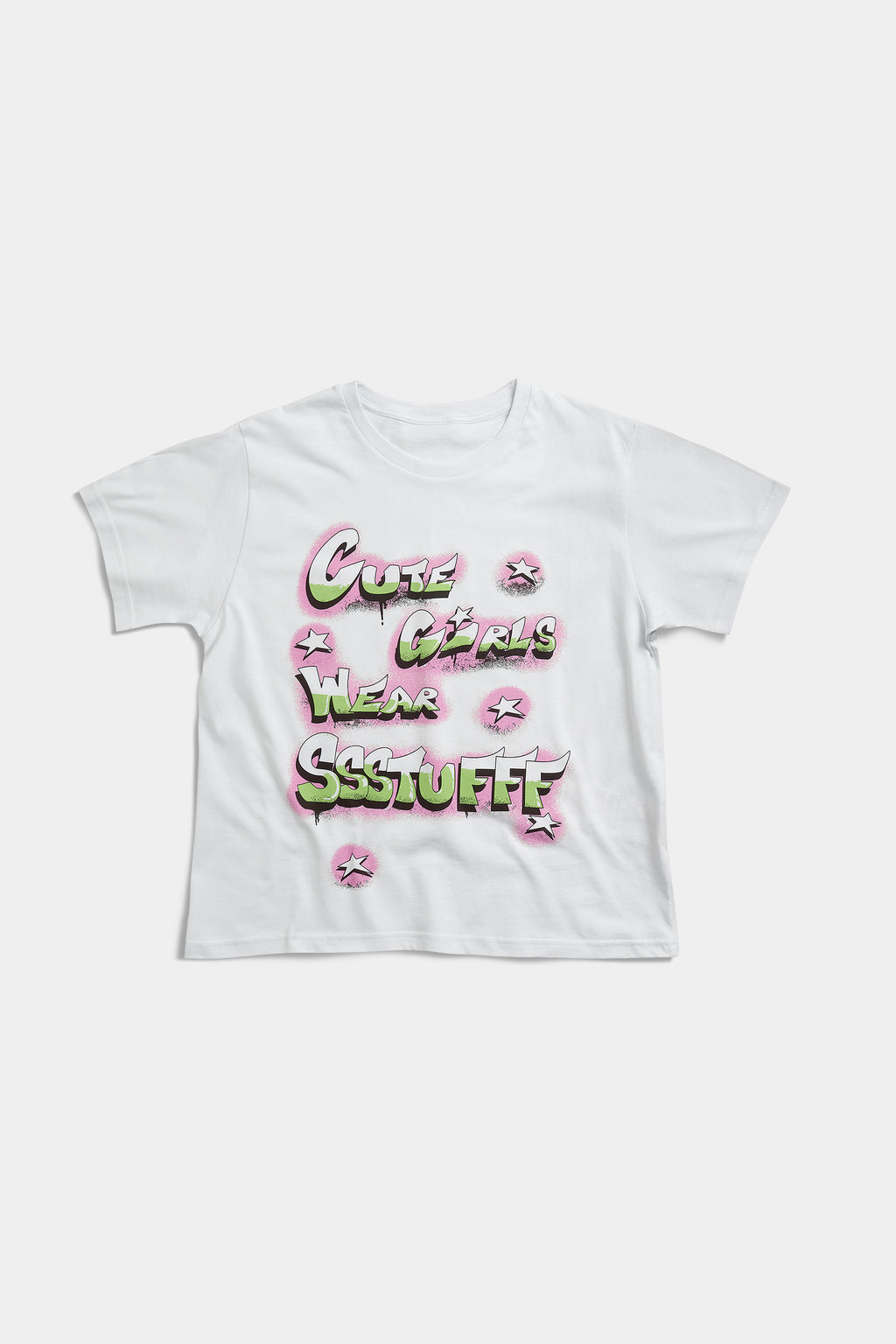 Cute Girls Cropped Tee