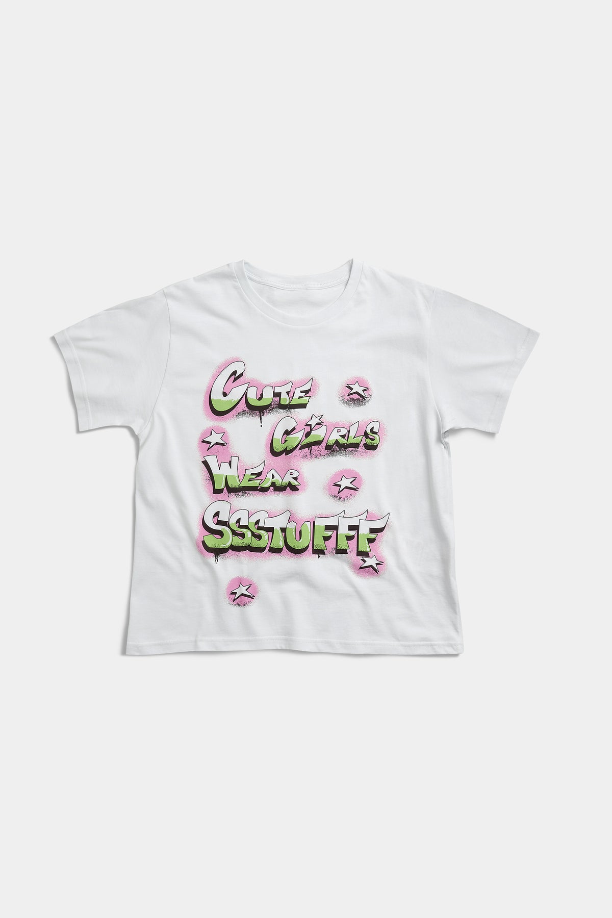 Cute Girls Cropped Tee