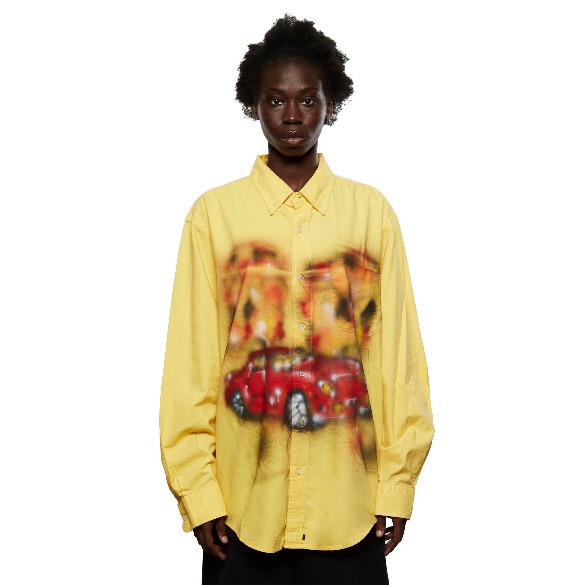 Airbrushed Shirt Yellow LSF19