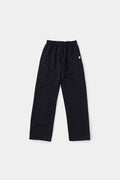 Black sweatpants with mini logo detail and drawstring waist