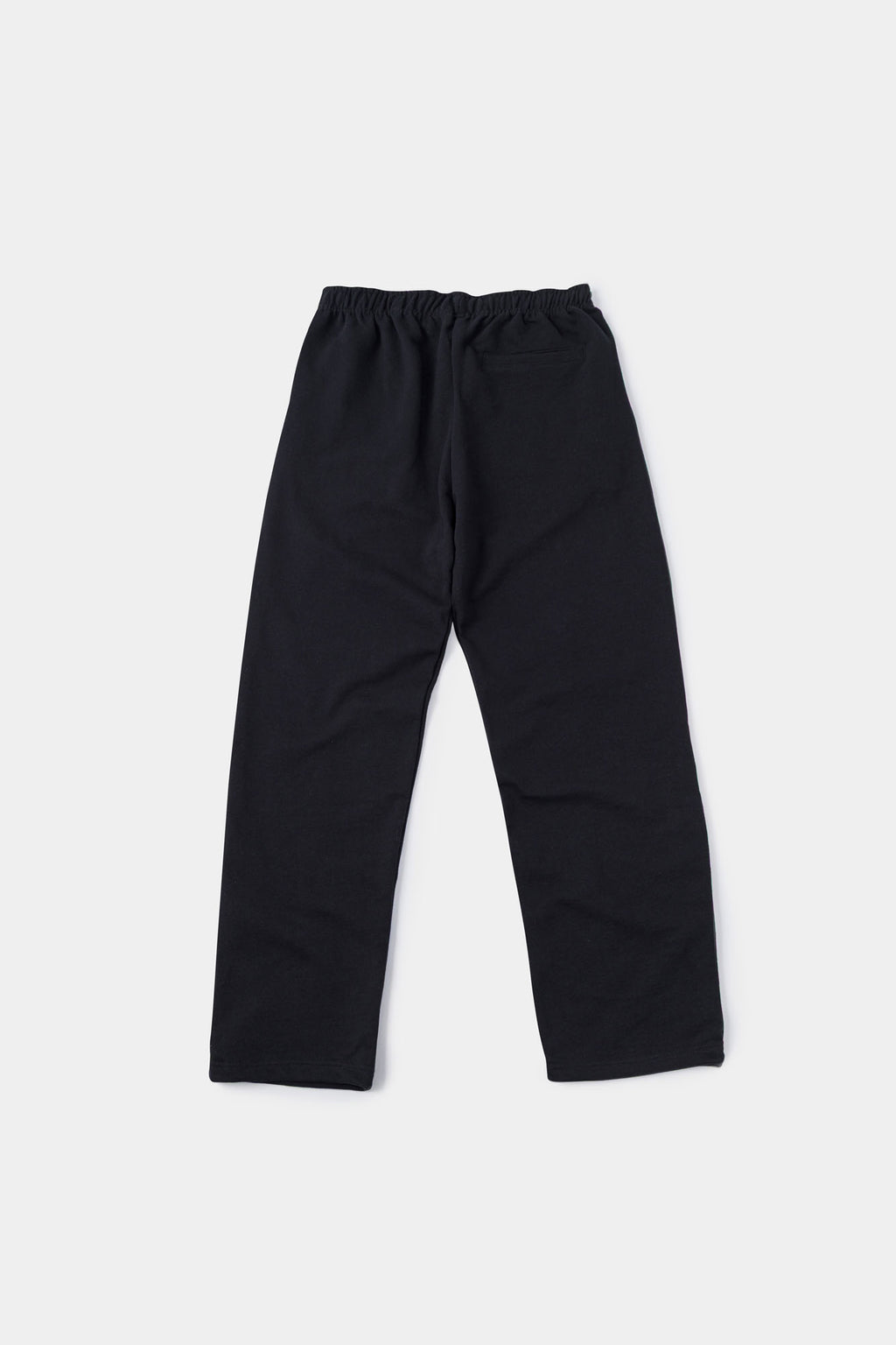 Black sweatpants with mini logo detail and drawstring waist