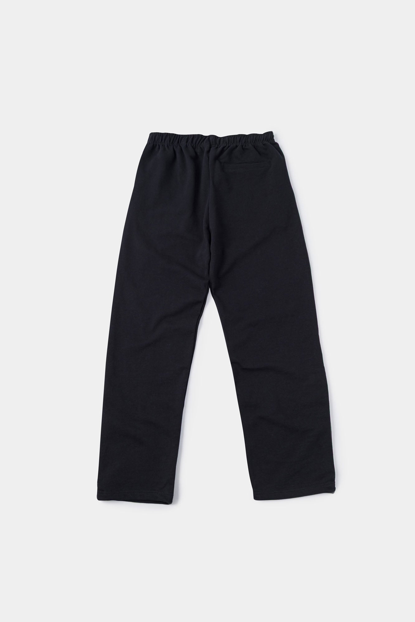 Black sweatpants with mini logo detail and drawstring waist