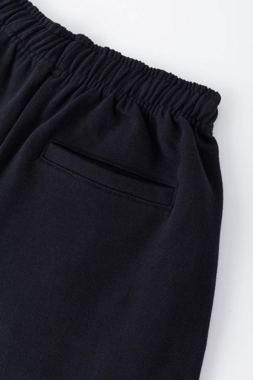 Black sweatpants with mini logo detail and drawstring waist