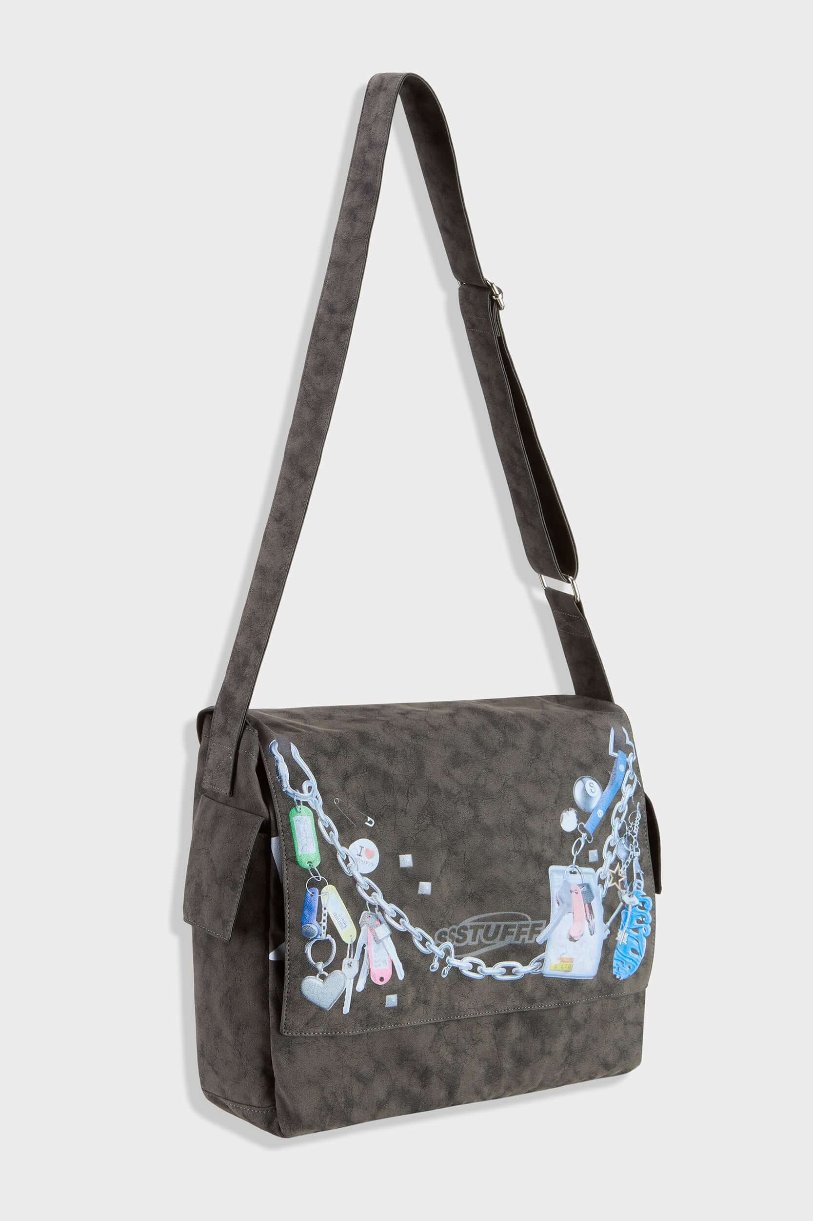 Charms Messenger Bag | UV Print Messenger Bag with Adjustable