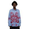 Airbrushed Shirt Blue LSF11