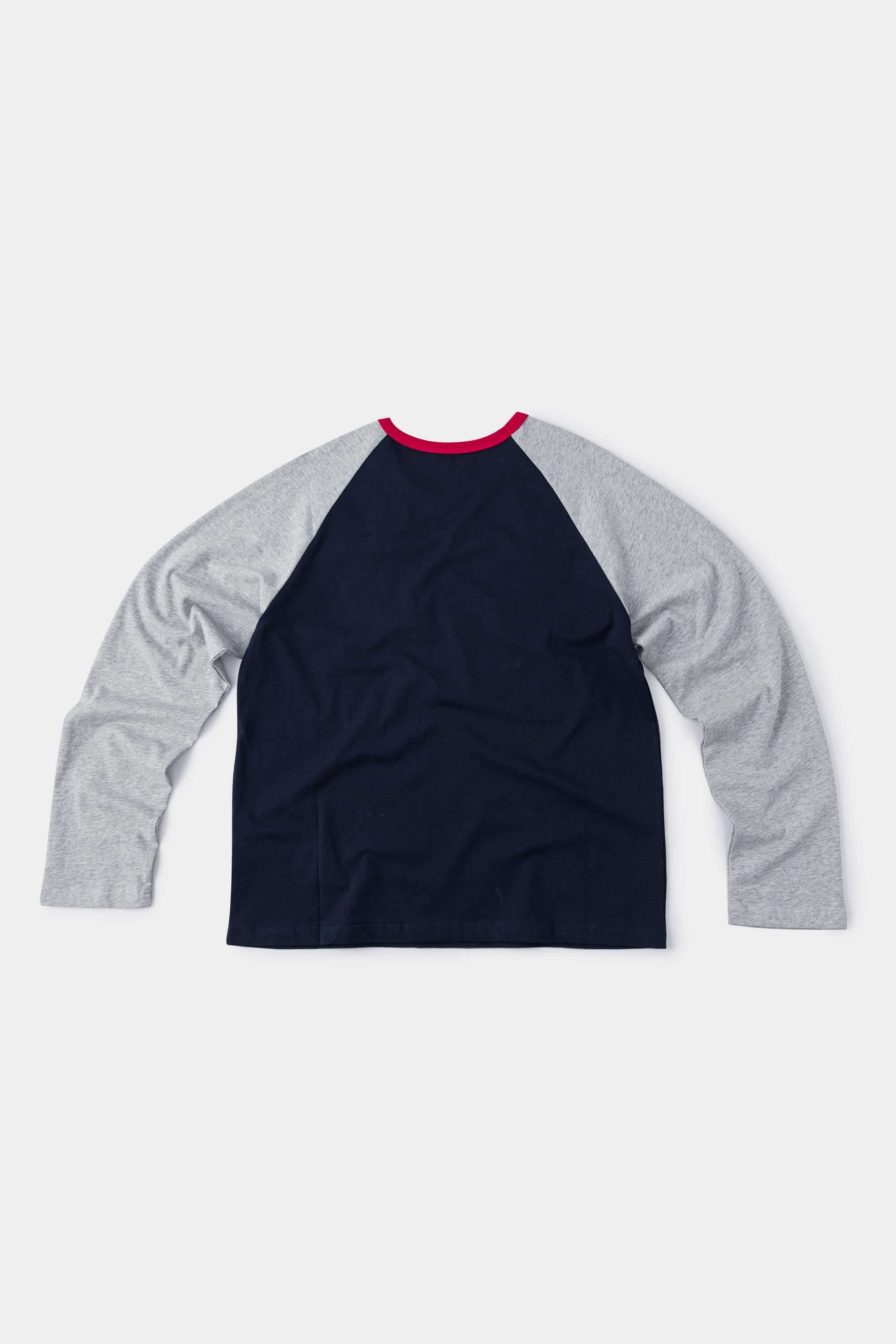 Cable LS Tee | Headphone Embroidery Long Sleeve Raglan T-Shirt