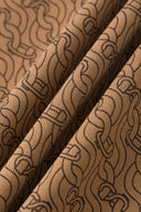 Zip-up hoodie with S-shaped chain print, 3D embroidered 'STFU 2026' lettering, and detachable faux fur hood trim