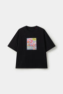 Black t-shirt with a coupon 10% discount graphic 