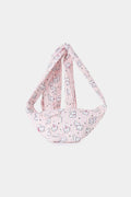 Baby pink mini bag with cartoon  dogs pattern