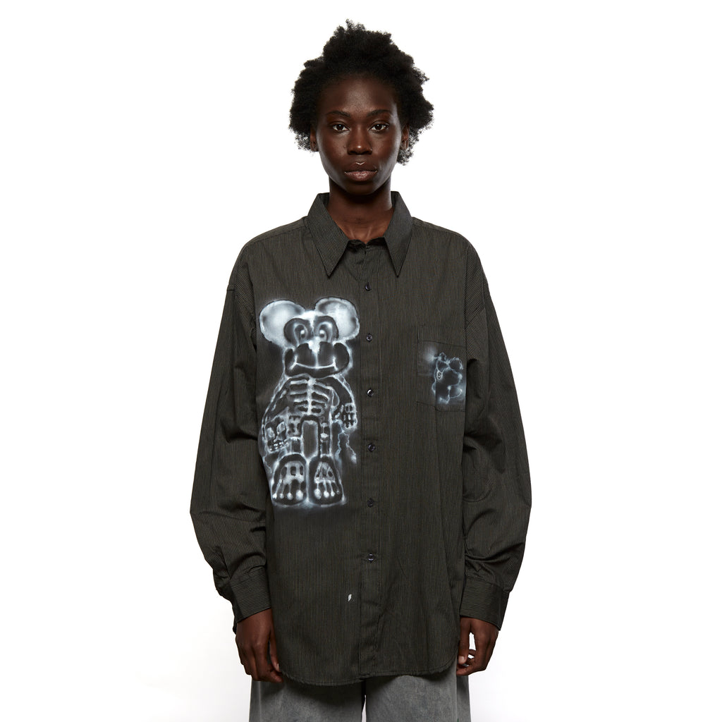 Airbrushed Shirt Black LSF12