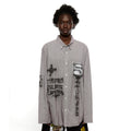 Airbrushed Shirt Grey LSF16