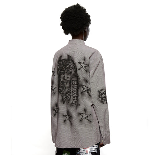 Airbrushed Shirt Grey LSF16
