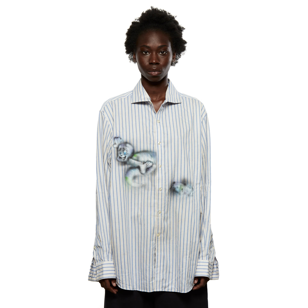 Airbrushed Shirt White LSF22