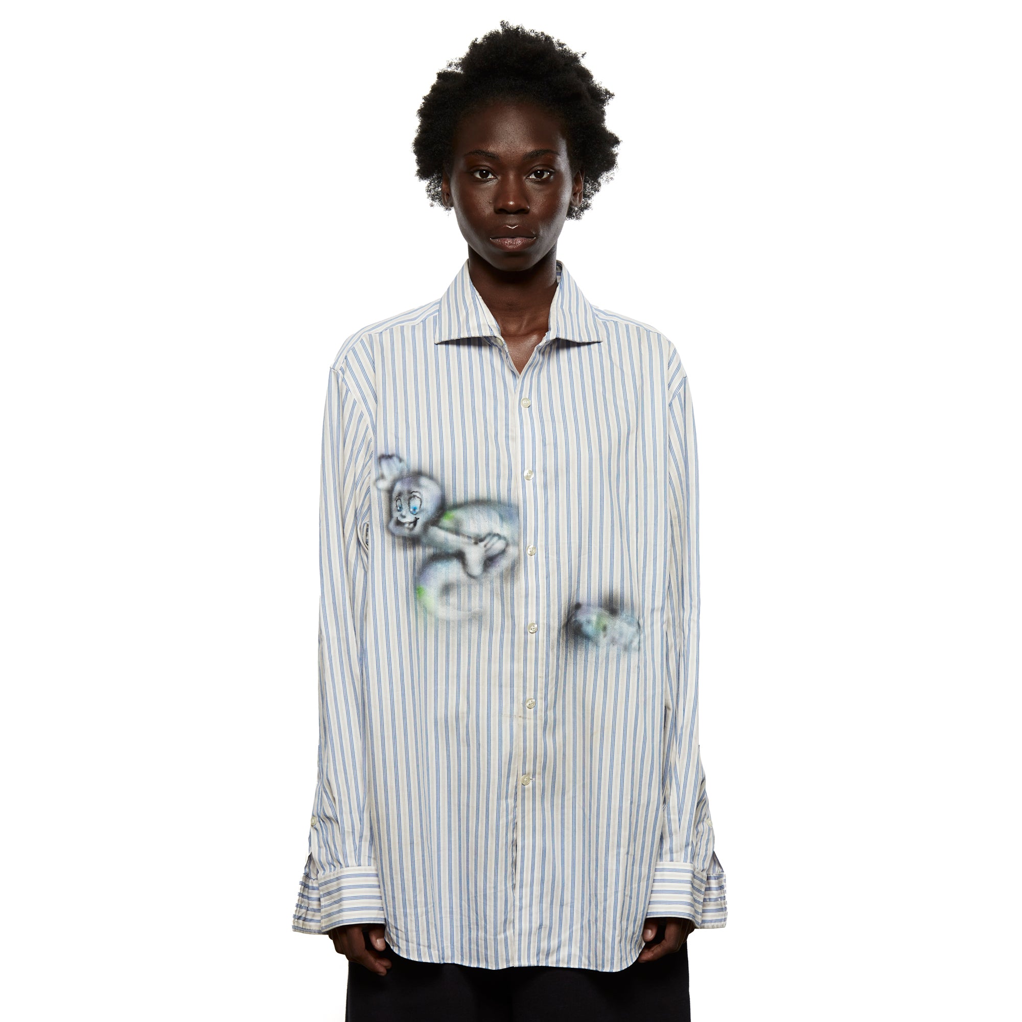 Airbrushed Shirt White LSF22