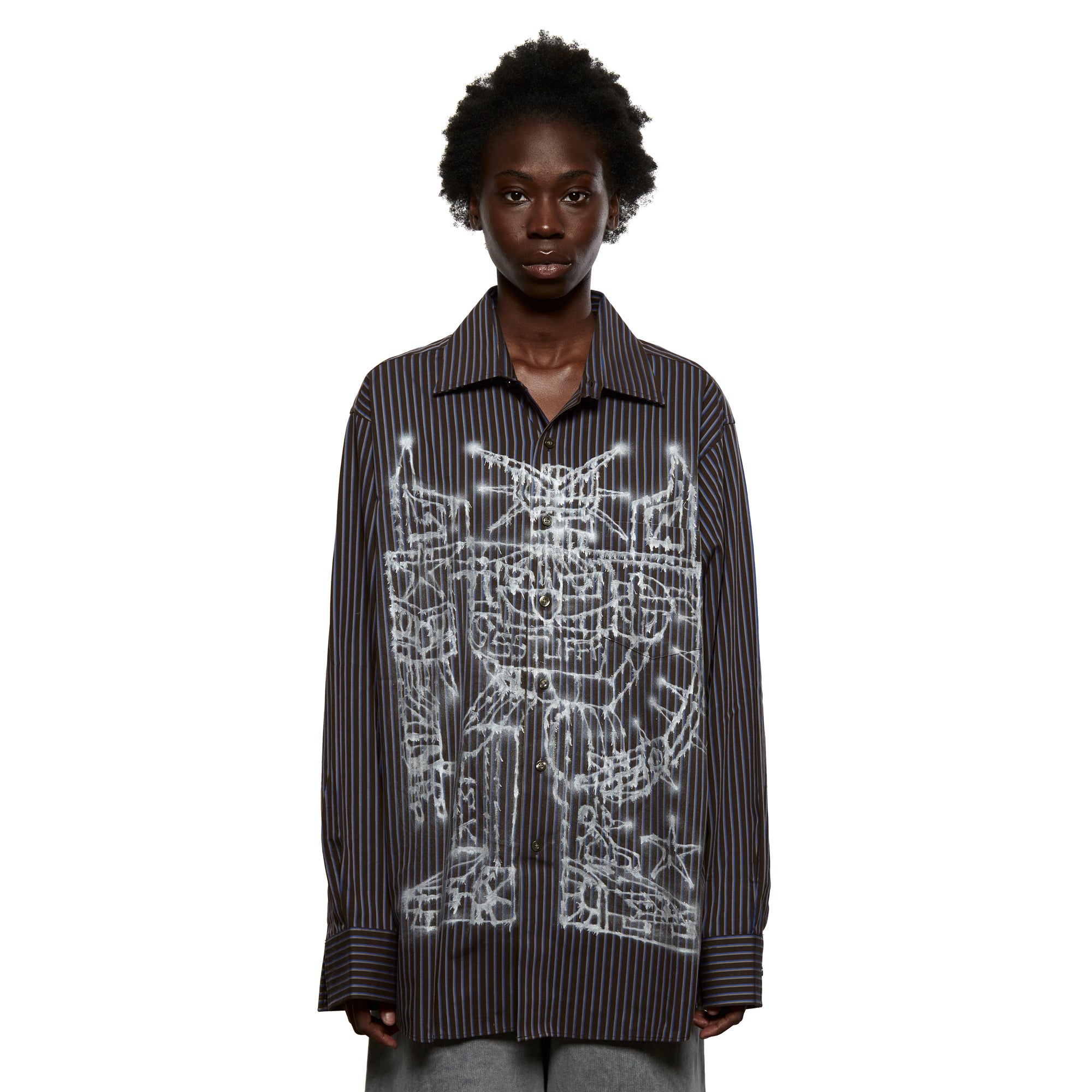 Airbrushed Shirt Black LSF23
