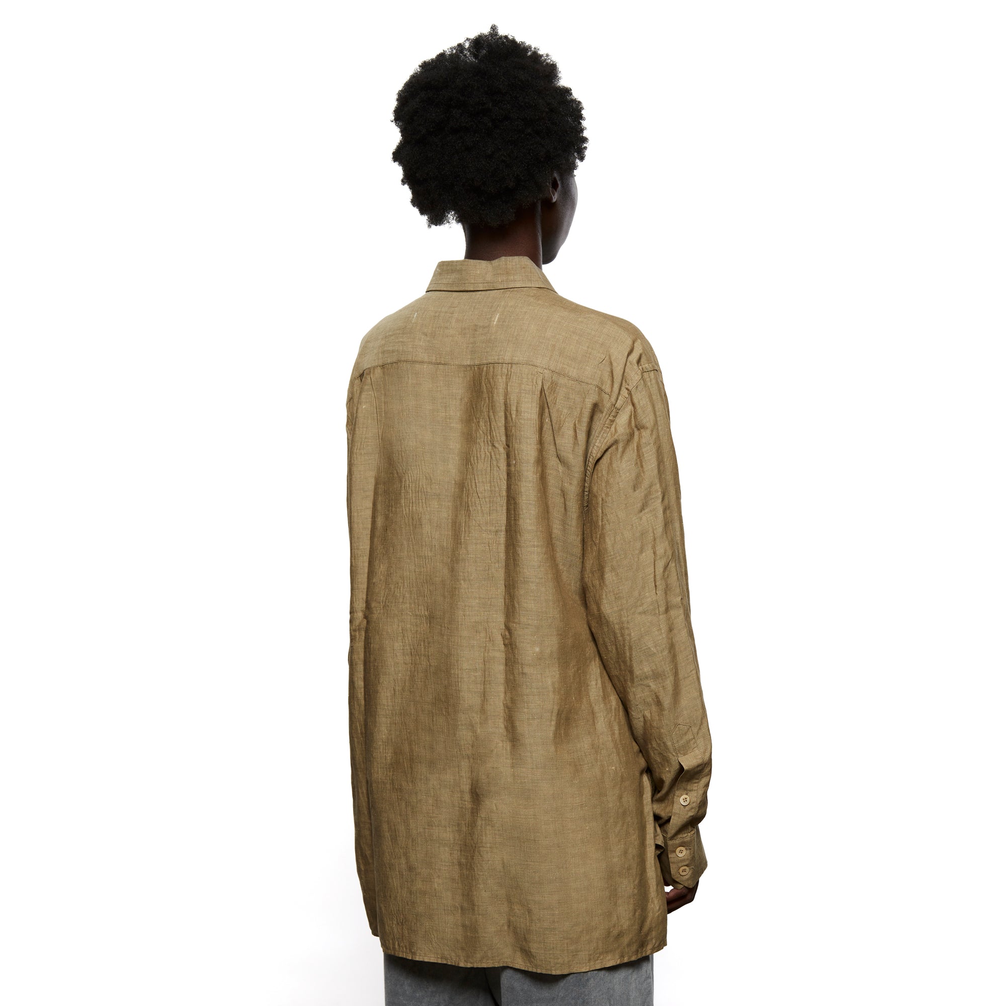 Airbrushed Shirt Brown LSF24