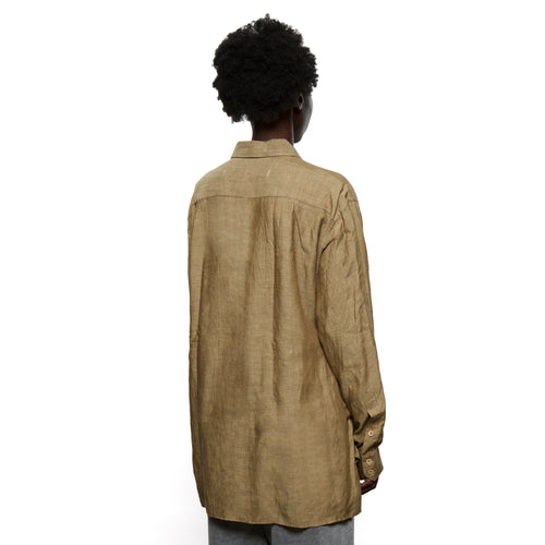 Airbrushed Shirt Brown LSF24