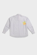 Detachable Sleeves Tie Shirt