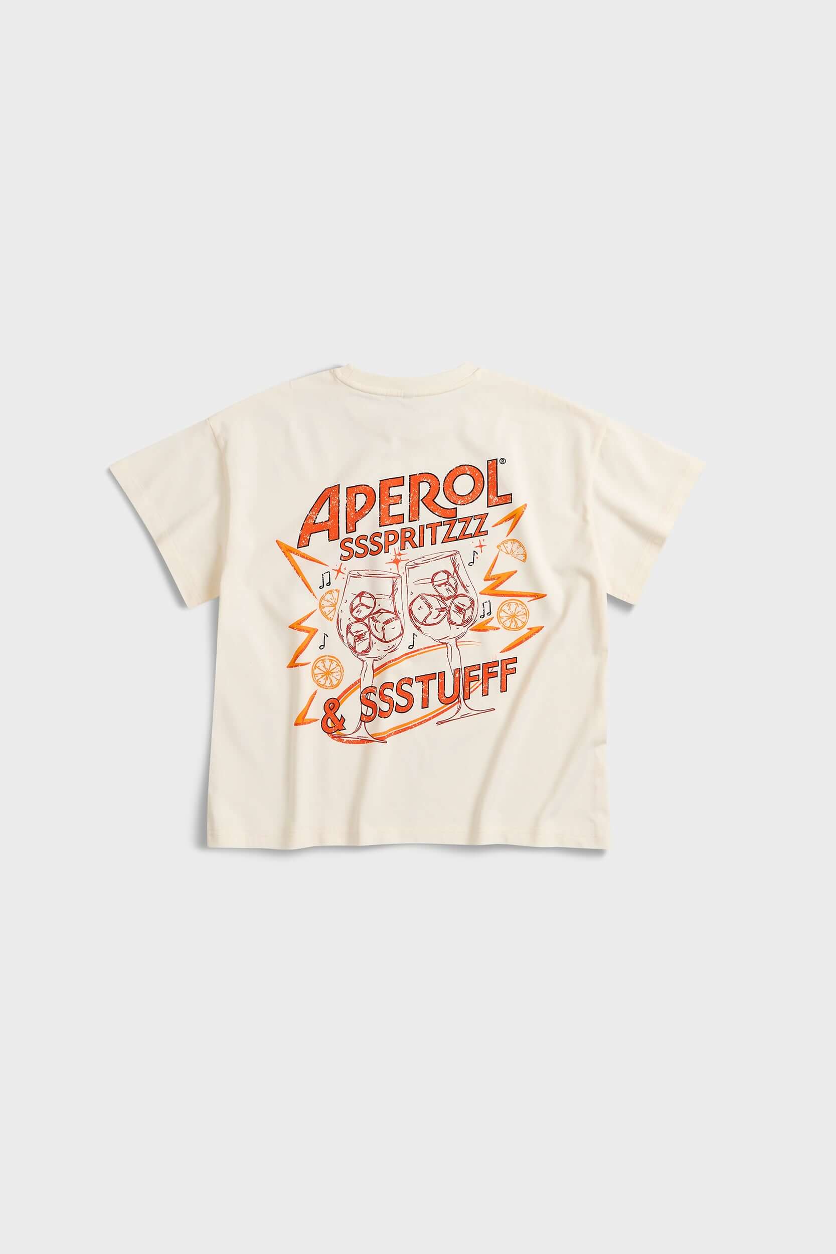 SSSTUFFF X APEROL UV Tee Cropped