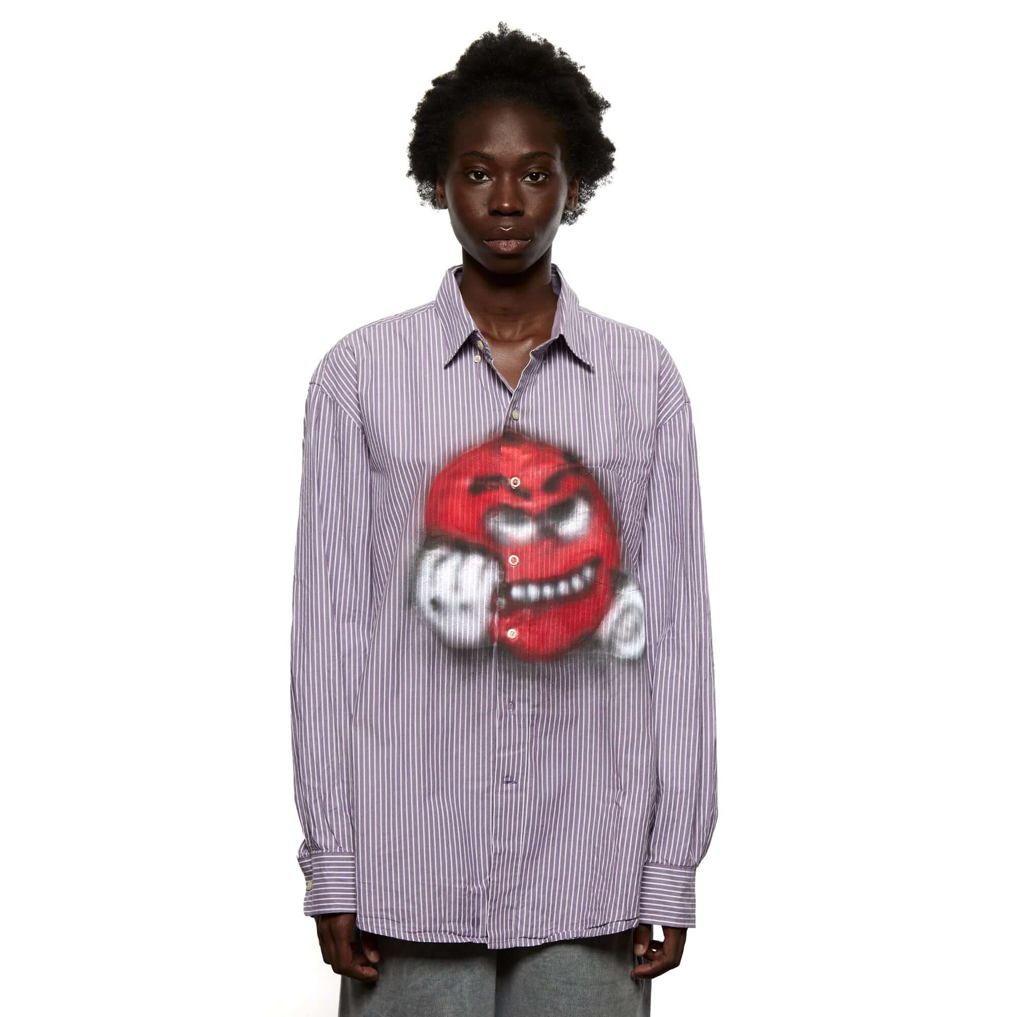 Airbrushed Shirt Purple LSF26
