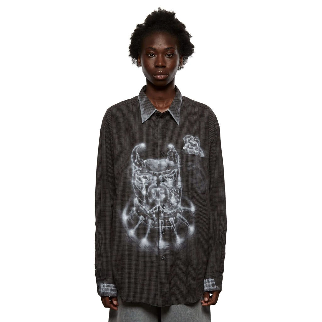 Airbrushed Shirt Black LSF27