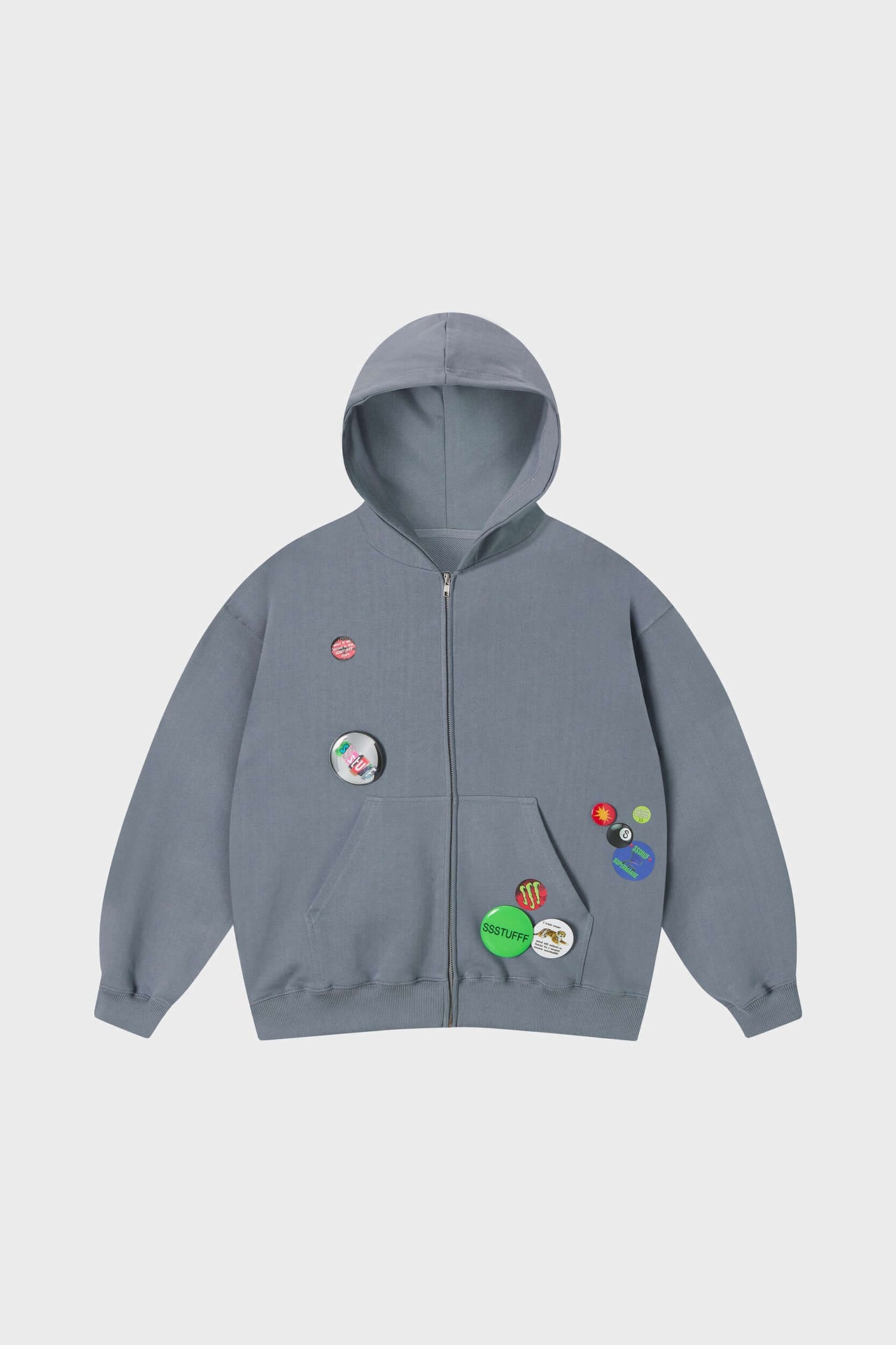 Many Pins Zip-Up