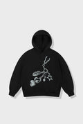 Raglan Chain Hoodie