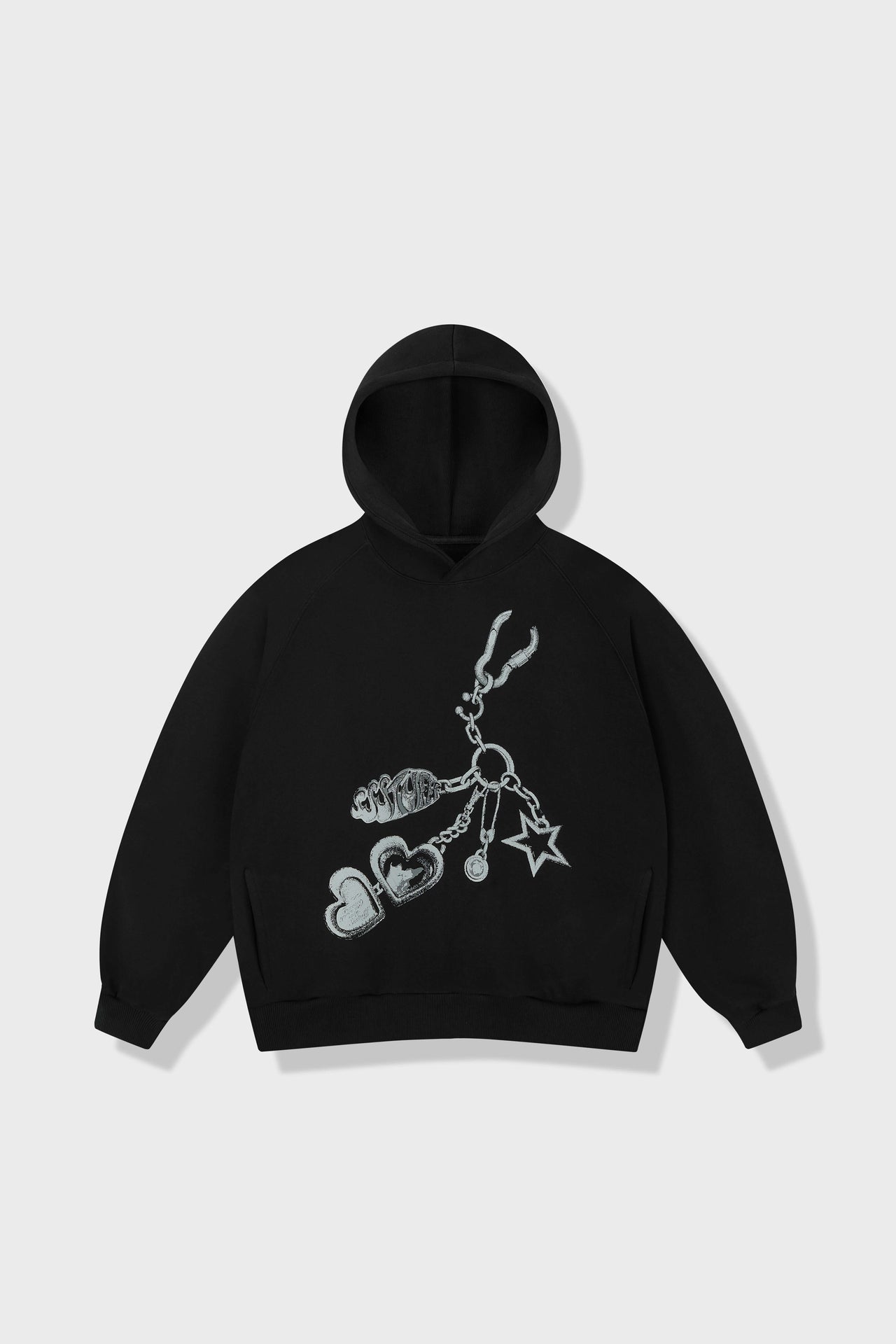 Raglan Chain Hoodie