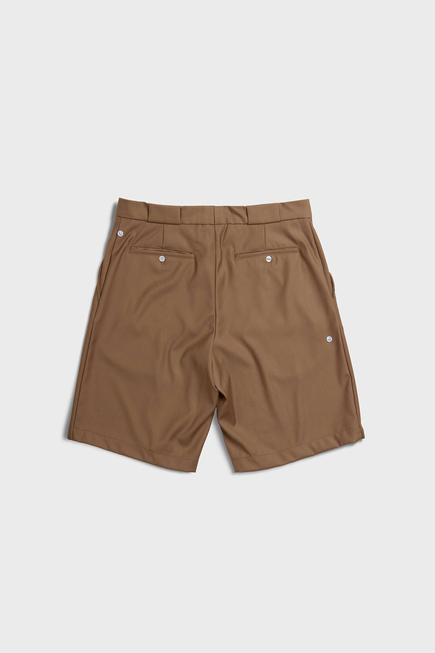 Button Twill Shorts