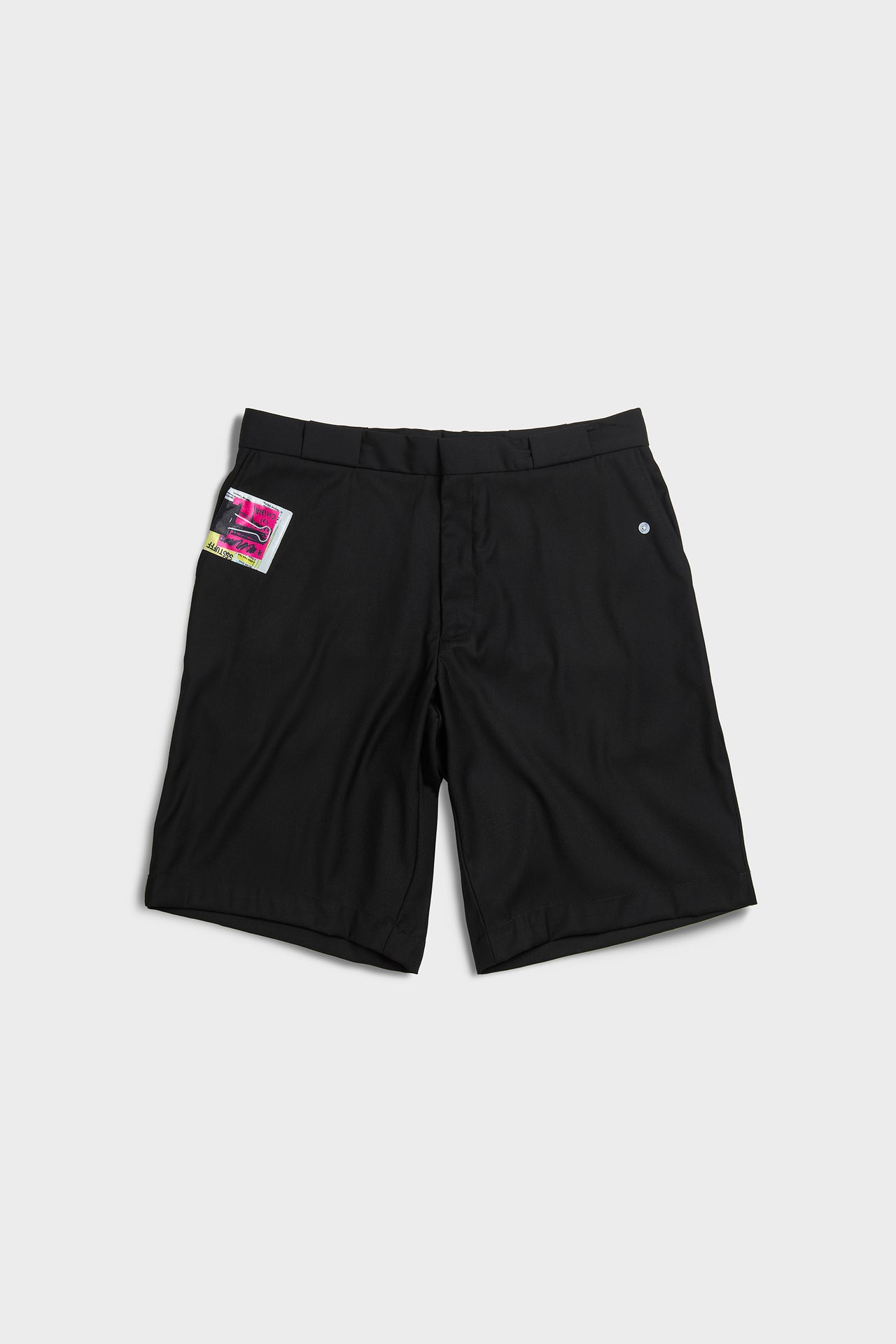 Button Twill Shorts