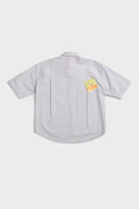 Detachable Sleeves Tie Shirt