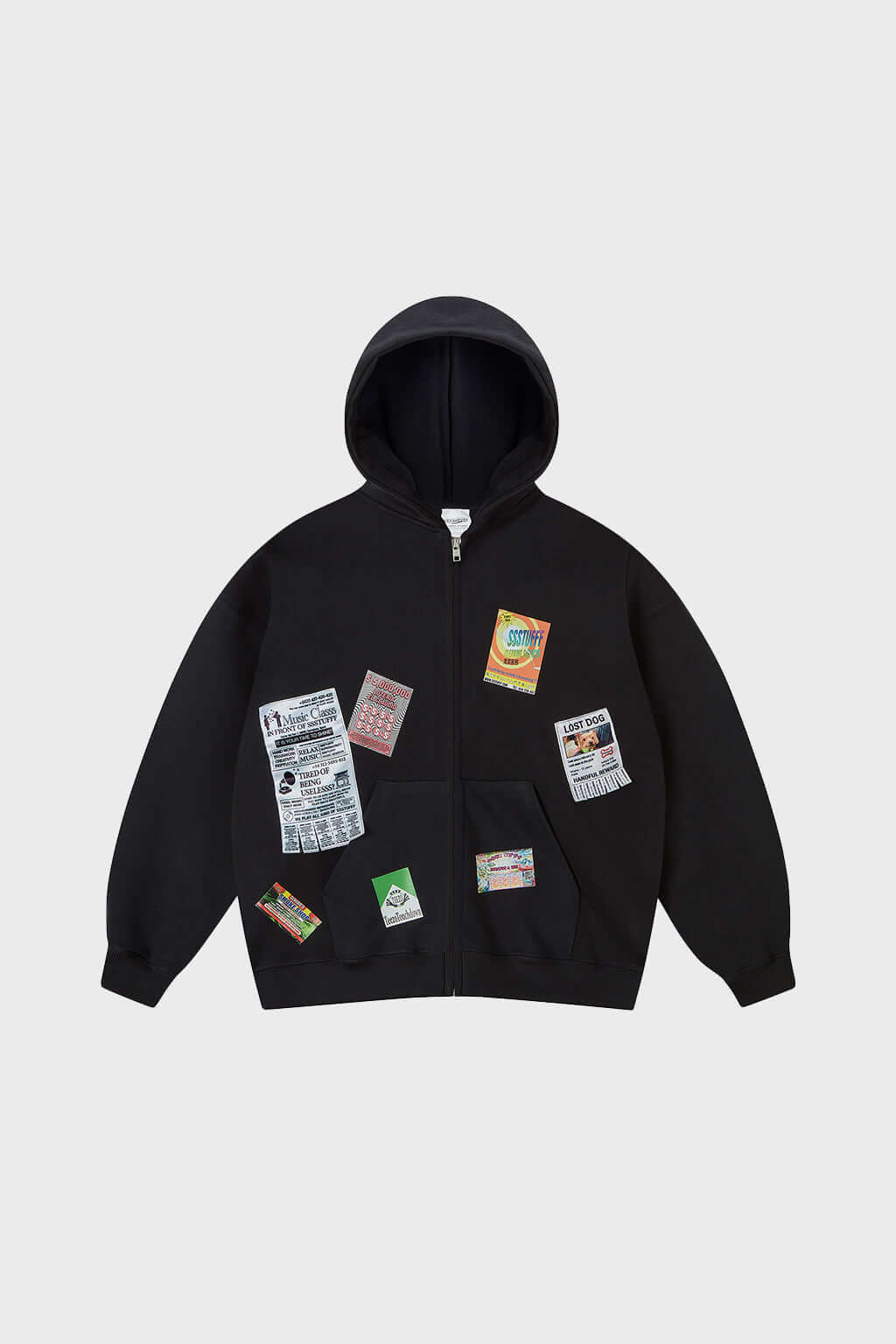 What A Mess Ads Zip-up Hoodie